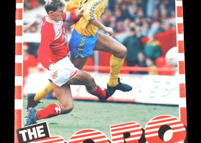 Middlesbrough v Newcastle 23.01.1990 (Zenith Cup Semi Final 1st Leg)