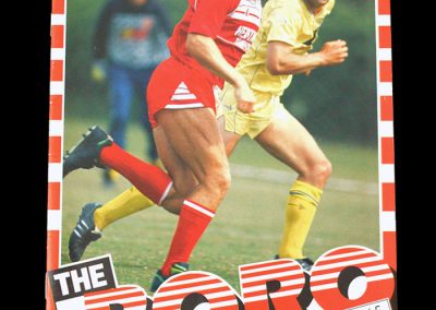 Middlesbrough v Aston Villa 06.02.1990 (Zenith Cup North Final 2nd Leg)