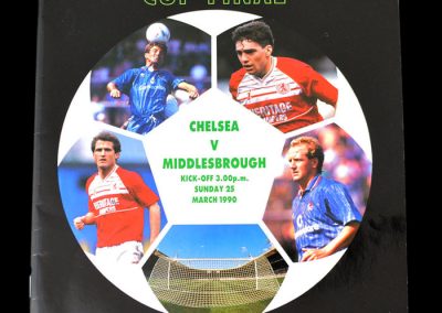 Middlesbrough v Chelsea 25.03.1990 (Zenith Cup Final)
