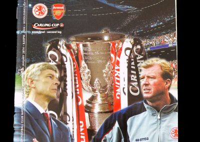 Middlesbrough v Arsenal 28.01.2004 (League Cup Semi Final 2nd Leg Postponed)