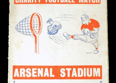 Boxers v Jockeys 03.05.1954 at Highbury