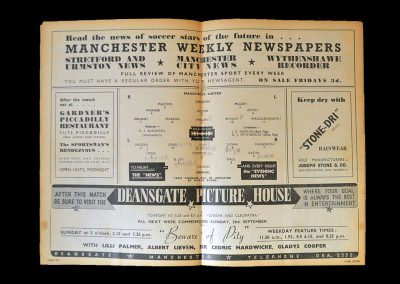 Arsenal v Man Utd 28.09.1946