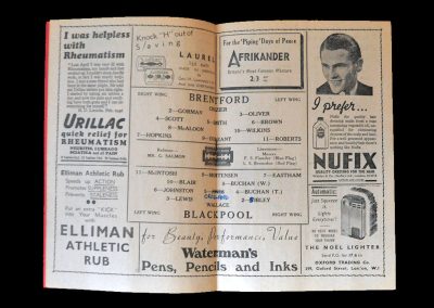 Brentford v Blackpool 18.09.1946