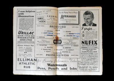 Brentford v Preston 19.10.1946