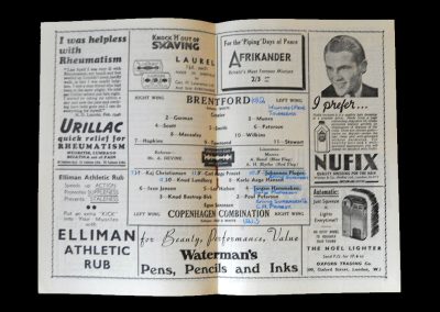 Brentford v Copenhagen 11.12.1946 (Friendly)