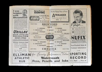 Brentford v Chelsea 15.03.1947