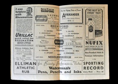 Brentford v Middlesbrough 26.04.1947
